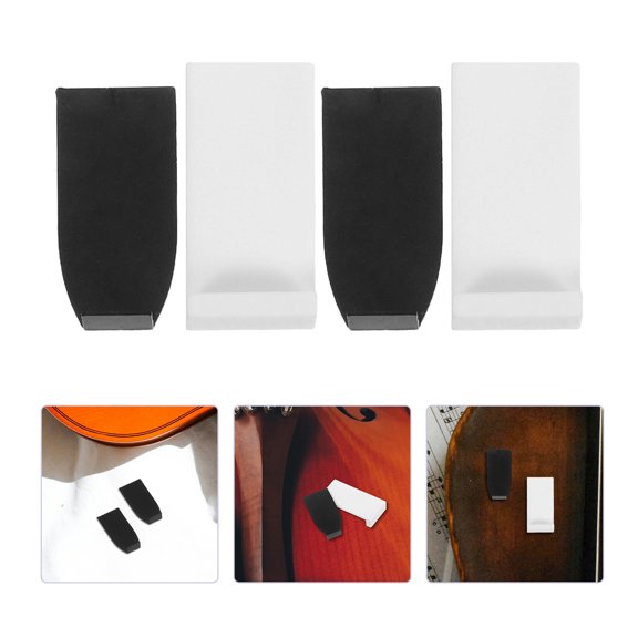 PTOOTP 4-Piece Violin Bow Tip Replacement Kit with High-Strength Plastic for Easy Installation and Improved Sound Quality