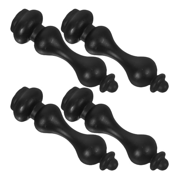 PTOOTP Zinc Alloy Handrail Clamps Black, Railing Mounts for Staircase, Deck, Balcony, Versatile and Easy Installation
