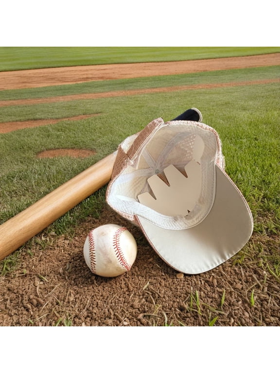 Durable White Hat Inserts for Baseball Caps Universal Use 50Pcs