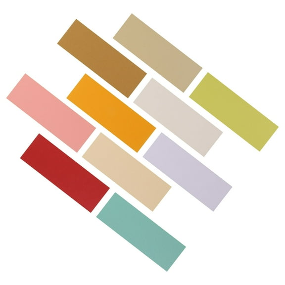 PTOOTP Pearlescent Shimmer Cardstock Paper, 50 Sheets Assorted Colors for Scrapbooking, Crafts, and Projects