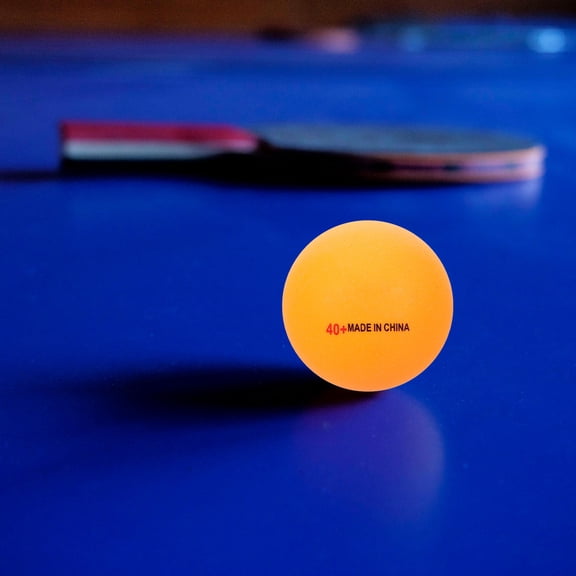 PTOOTP 50Pcs Orange Training Table Tennis Balls Smooth Surface for Professional Practice Sessions