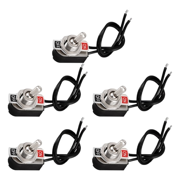 PTOOTP 5PCS Electric Switch Multi Zinc Alloy for RV and Truck Applications