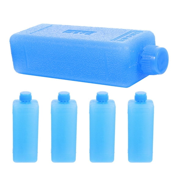 PTOOTP 5-Pack Freezer Blocks for Lunch Boxes, PE Material, Temperature Reduction, Ideal for Hot Weather Use