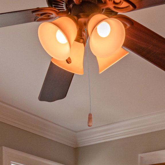 PTOOTP 5Pcs Decorative Wooden Beaded Pull Chain for Ceiling Fans and Light Fixtures