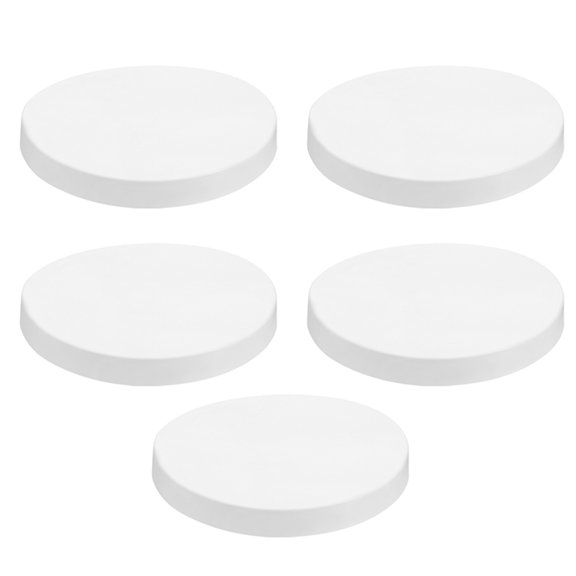 PTOOTP 5pcs Caps for Docks Piling Caps White PVC Protection for Marine