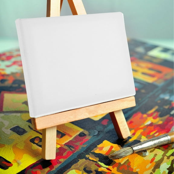 PTOOTP re Canvas Drawing Panels White 5Pcs For Outdoor Drawing