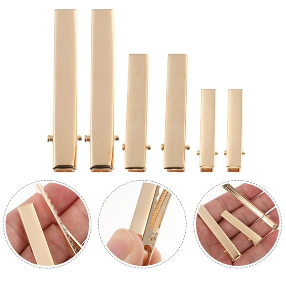 PTOOTP 60pcs Metal Snap Hair Clip Fashion Accessories for Women Daily Activities