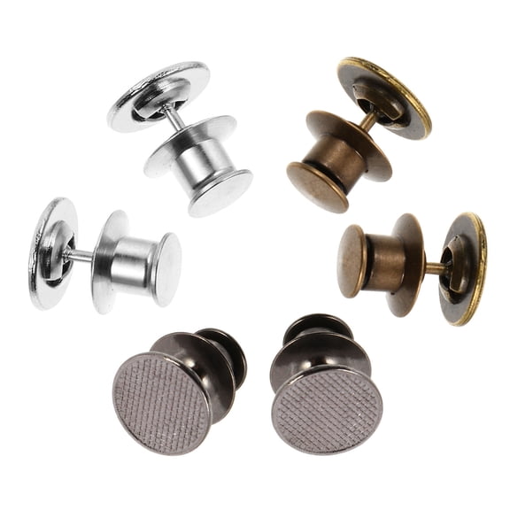 PTOOTP 6Pack Non-slip Pants Buckle Alloy Gray for DIY Projects