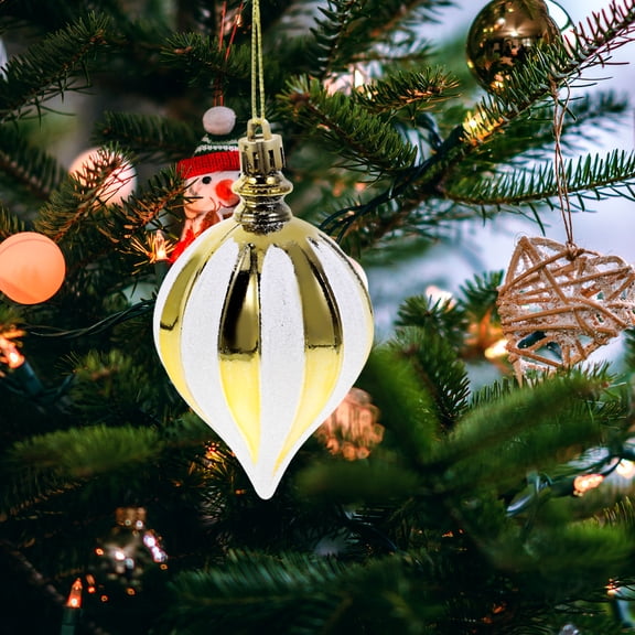 PTOOTP Plastic Christmas Tree Ornaments for Holiday Decorations, Festive Home Decor, and Seasonal Celebration Accents
