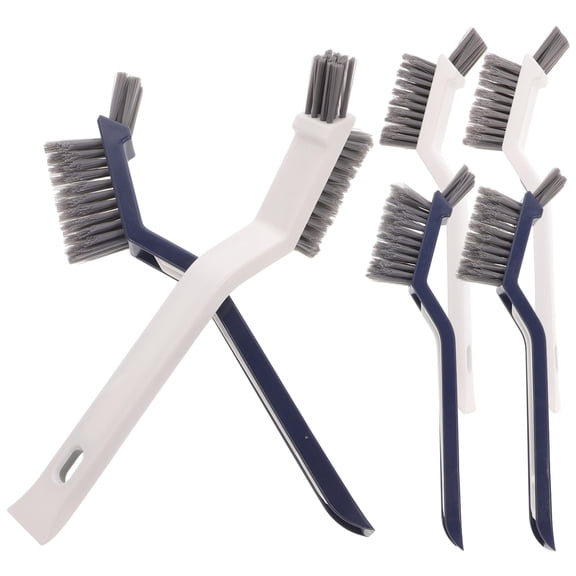 PTOOTP Detail Cleaning Brush, Assorted Colors, ABS, for Bathroom and Kitchen, 6Pcs