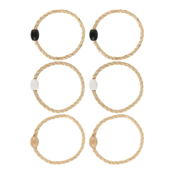 PTOOTP Trunk or Treat Rope 6Pcs Jute Rope Outdoor Lawn Games for Family Gatherings and Party Fun