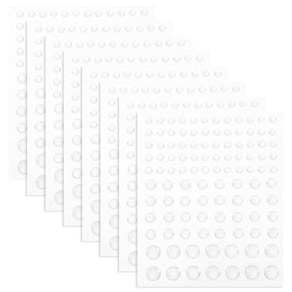 PTOOTP 8-Pack Dewdrop Phone Shell Stickers for Clear Cases, Customizable Dewdrop Case Decorations and Patches