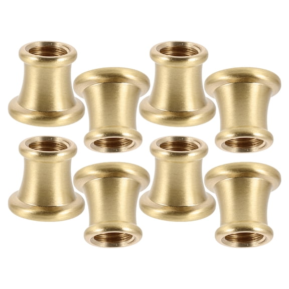 PTOOTP 8Pcs Brass Cutting Board Feet Plated Gold Furniture Riser Legs for Wood Tray Support