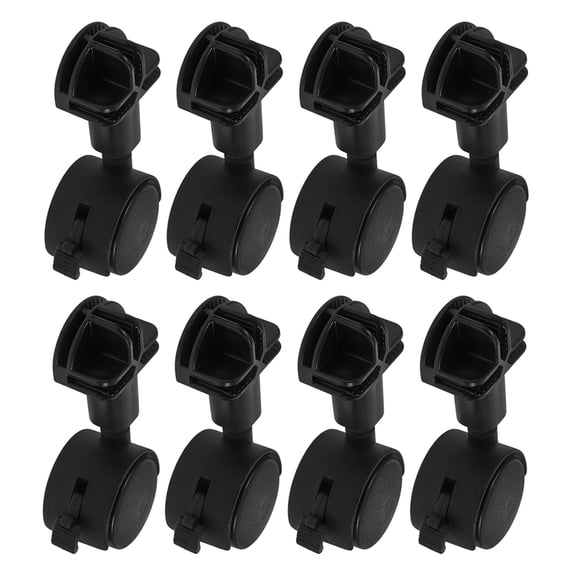 PTOOTP Plastic Furniture Casters and Pet Cage Replacement Wheels for Office Chairs, Carts, and Small Animal Cages
