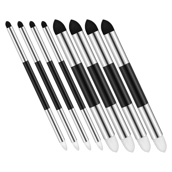 PTOOTP 8-Piece Sponge Sketch Brush Set for Comic and Art Drawing, Multi-Use EVA Highlighting Tools for Artists