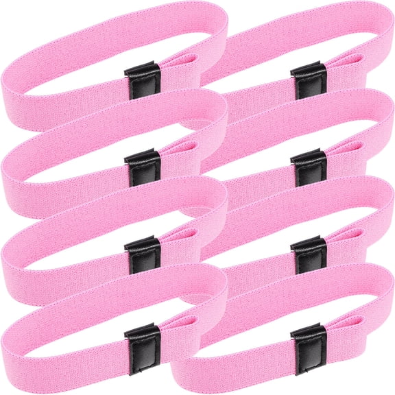 PTOOTP Portable Polyester Elastic Straps for Bento Boxes, 8 Pieces, and Adjustable Lunch Box Bands
