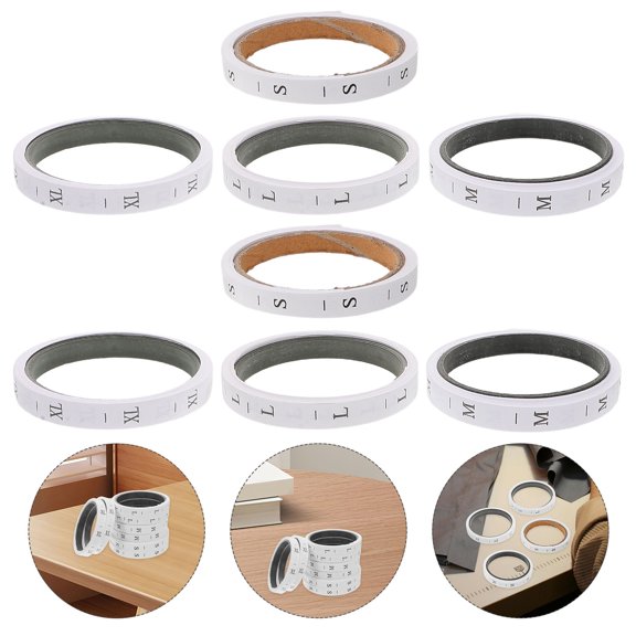 PTOOTP Apparel Size p Labels White Polyester Clear Visibility for Crafts