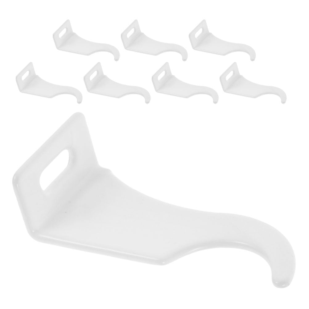 Wire Radiator Towel Rail Rack PTOOTP 8Pcs White Heavy Duty Radiator and Towel Rail Hooks with ...