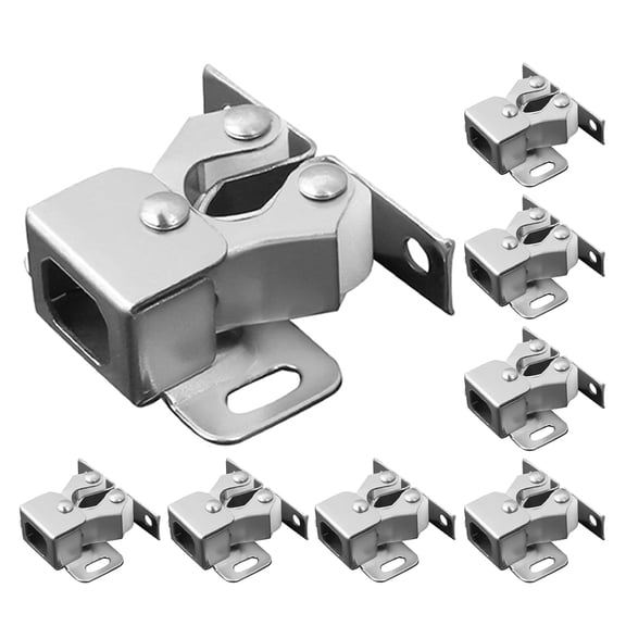 PTOOTP Steel Roller Catch Set with Finish, Ideal for Home Improvement, Cabinet Doors, Furniture, and Projects