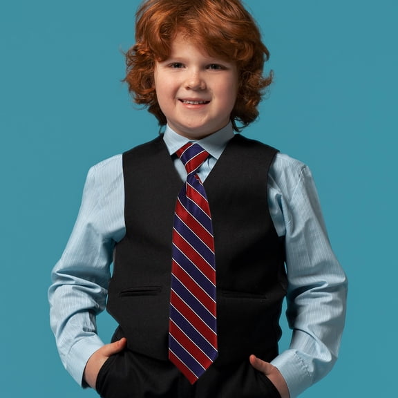 PTOOTP Adjustable Necktie for Students, Assorted Colors, Perfect for School Uniforms, Parties, Costumes, and Dress-Up Accessories