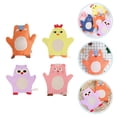 thumbnail image 1 of PTOOTP Kids Bath Wash Gloves 4-Pack Soft Cotton in Assorted Colors for Gentle Cleaning and Enjoyable Bath Time, 1 of 8