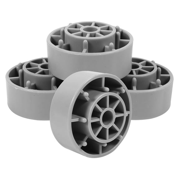 PTOOTP Shock-Absorbing Mat Grey Plastic Anti-Slip Pads for Washer Easy to Clean