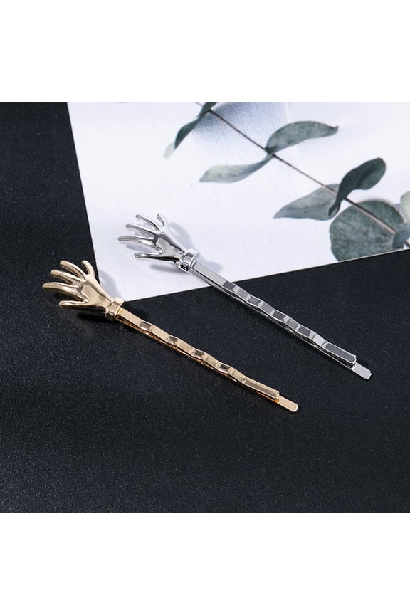 Assorted Color Alloy Hand Hair Clips Decorative Accessories for Women and Girls