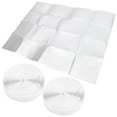 thumbnail image 1 of PTOOTP White Aluminum Attic Hatch Seal 1 Set Insulated Ventilation Cover Prevent Air Leakage 50.8×37.4×0.4in, 1 of 8