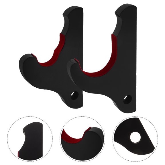 PTOOTP Baseball Bat Display Holder Wall Mount Wood Rack for Home Use