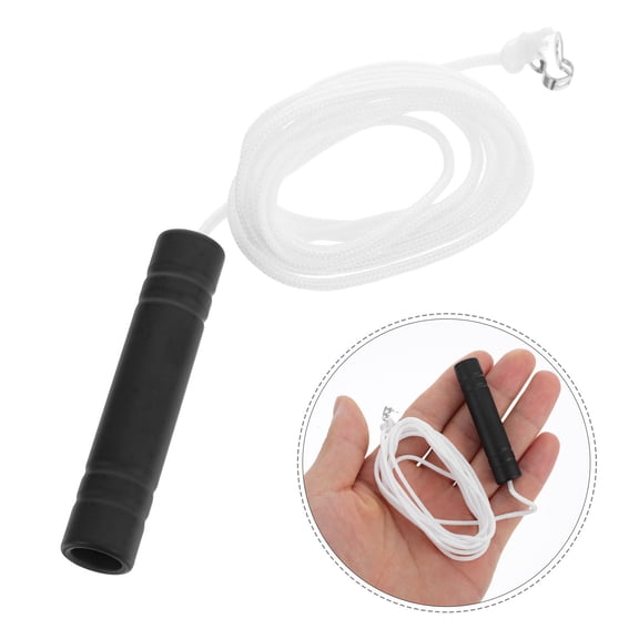 PTOOTP Bathroom Light Pull Cord Handle Black Plastic Easy to Use Replacement Accessory for Home Lighting