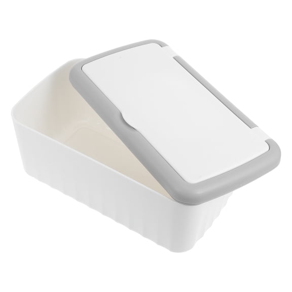 PTOOTP Plastic Tissue Box Large Capacity Tissue Dispenser for Home Kitchen and Living Room