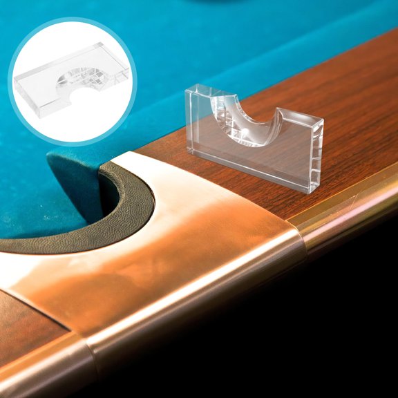 PTOOTP Clear Acrylic Pool Positioner for Billiards - , Easy to Use, and Stylish Cue Holder