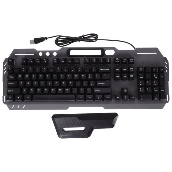 PTOOTP Gamer Keyboard Wired ABS Black 1Pcs