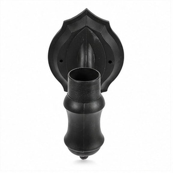 PTOOTP Black Plastic Wall Lamp Base Mount for Solar Landscape Lights