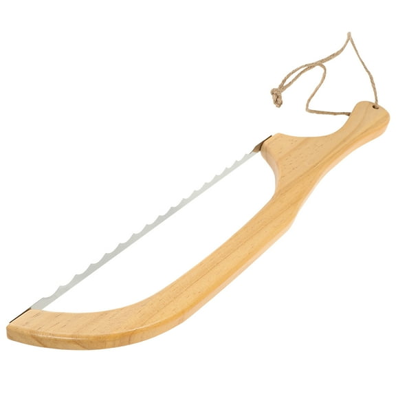 PTOOTP Stainless Steel Bread with Wooden Handle in Khaki - Perfect for Baking and Kitchen Use