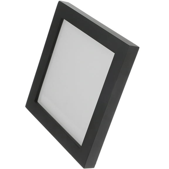 PTOOTP Vinyl Record Album Frame Black Wooden Frame for Home Display and Storage