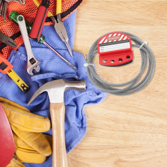 PTOOTP Stainless Steel Cable Locks Multi-Color Weatherproof Security Locks for Outdoor and Indoor Safety