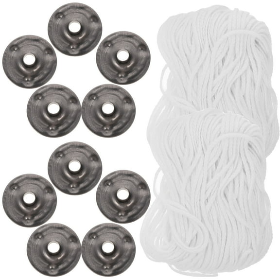 PTOOTP Assorted Color Polyester, Plastic, and Aluminum Round Candle Making Wicks for Crafting and Home Use