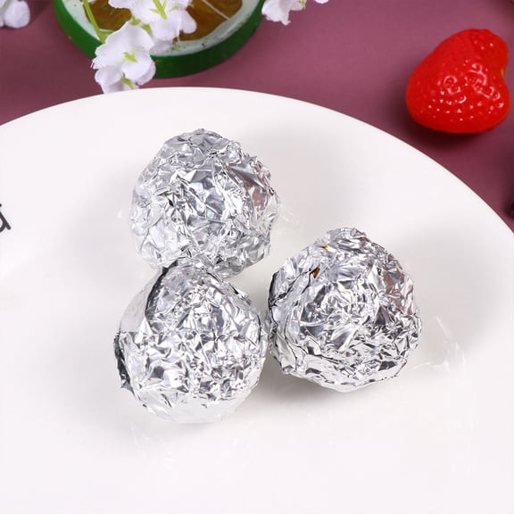 PTOOTP Foil Wrapping Paper 10x10 cm Glossy Aluminum 300 Pieces