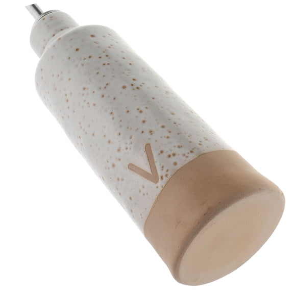 PTOOTP Ceramic Oil Dispenser Bottle with Lid for Kitchen Storage, Multi-Color, Leak-Proof and Easy Pouring