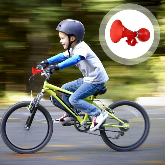 PTOOTP Compact Red Bell with Clear Loud Sound for Bikes, Scooters, and Outdoor Riding Safety