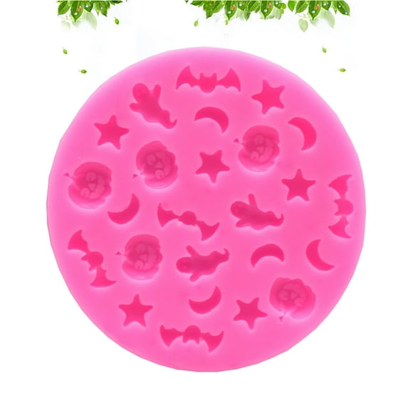 PTOOTP Bat Silicone Baking Molds for Home Baking and Craft Makers Pink