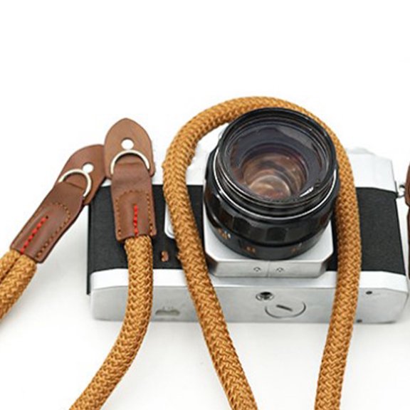 PTOOTP Coffee Camera Rope Strap for Dslr and Micro Single Cameras Durable Comfortable