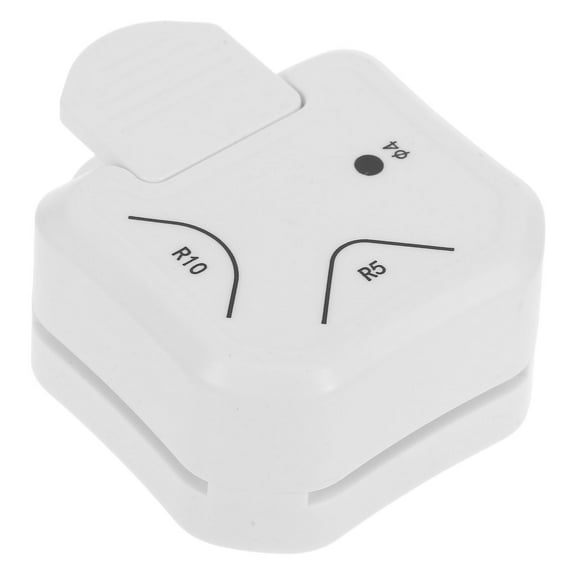 PTOOTP Multifunctional Corner Rounder Punch for Craft Projects, White Plastic, Easy to Use and