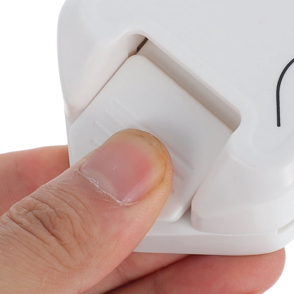 PTOOTP Multifunctional Corner Rounder Punch for Crafting, White Plastic, Easy to Use, Perfect for Projects