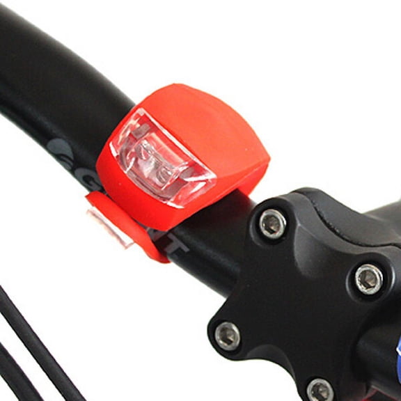 PTOOTP Cyclist Tail Lamp Frog Shape Red Silicone 1Set for Bicycle Accessories