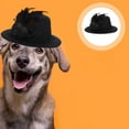 thumbnail image 1 of PTOOTP Adjustable Comfortable Decorative Bowler Hat for Cats and Dogs Stylish Pet Accessory, 1 of 8