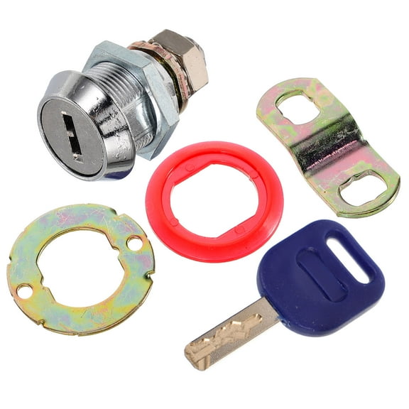 PTOOTP Display Cabinet Lock Set - Iron and Plastic Security Solution for Showcases and Cabinets