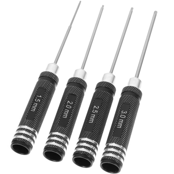PTOOTP Precision Screwdriver Set, Black Steel Tools for RC Car, Model Airplane, Electronics and Small Device Repair