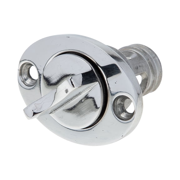 PTOOTP Durable Stainless Steel Boat Drain Plug Plated Silver for Ship Use with Screw 1Set